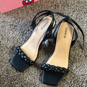 Torrid Black Braided Women's Sandals